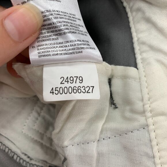 Fox Racing Walking Shorts Mens 28 Ash Gray Flat Front Stretch Cotton Chino - Picture 11 of 13